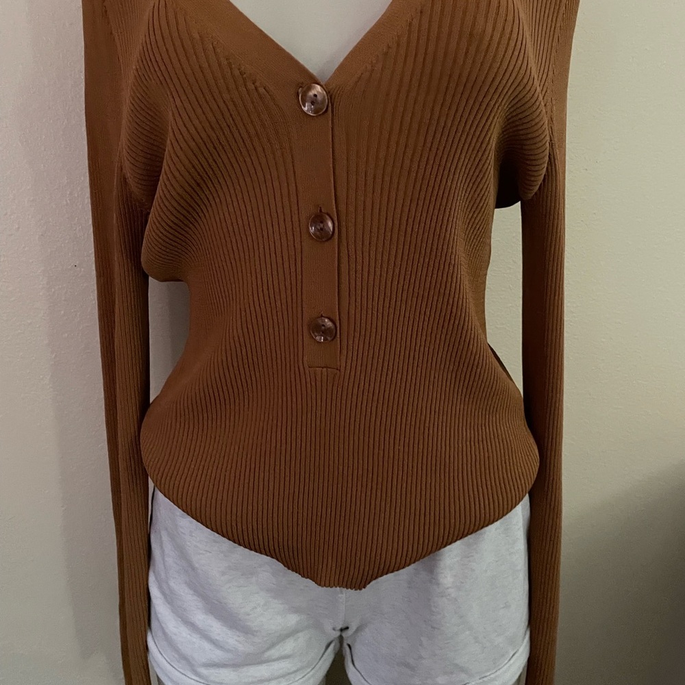 Brown blouse